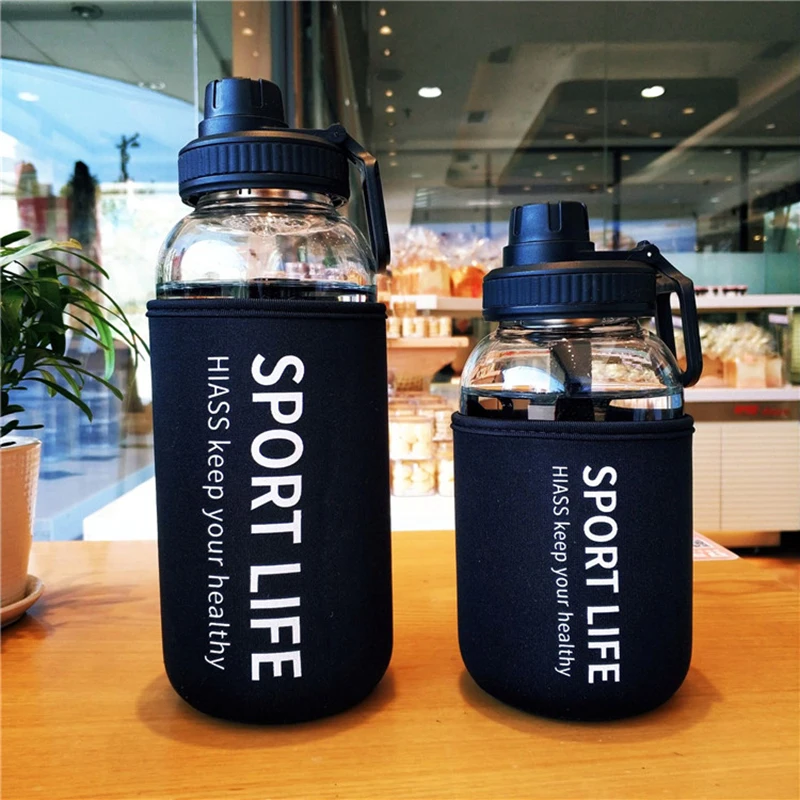 Outdoor Sport Glass Water Bottle - Портативная Спортивная стеклянная бутылка для воды