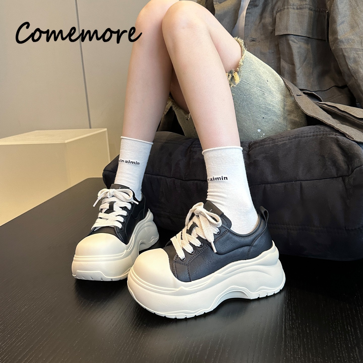Outdoor Sports Shoes - Кроссовки Comemore с увеличенной высотой на