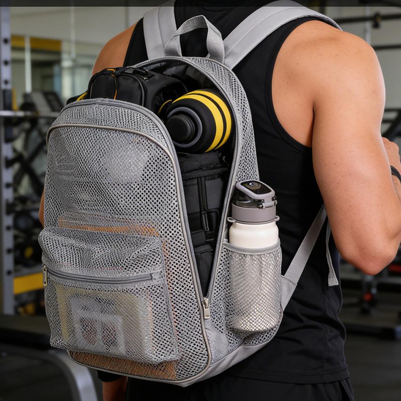 Outdoor Sport Backpack - Дышащий сетчатый рюкзак, легкая спортивная сумка