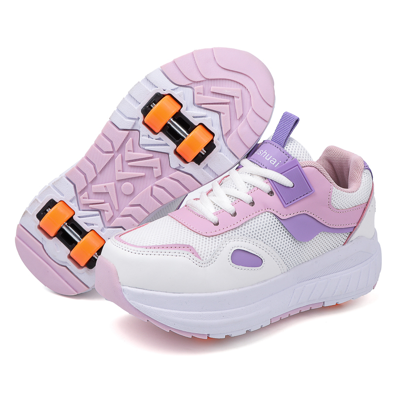 Outdoor Sports Shoes - Детские роликовые коньки на 4 колесах,
