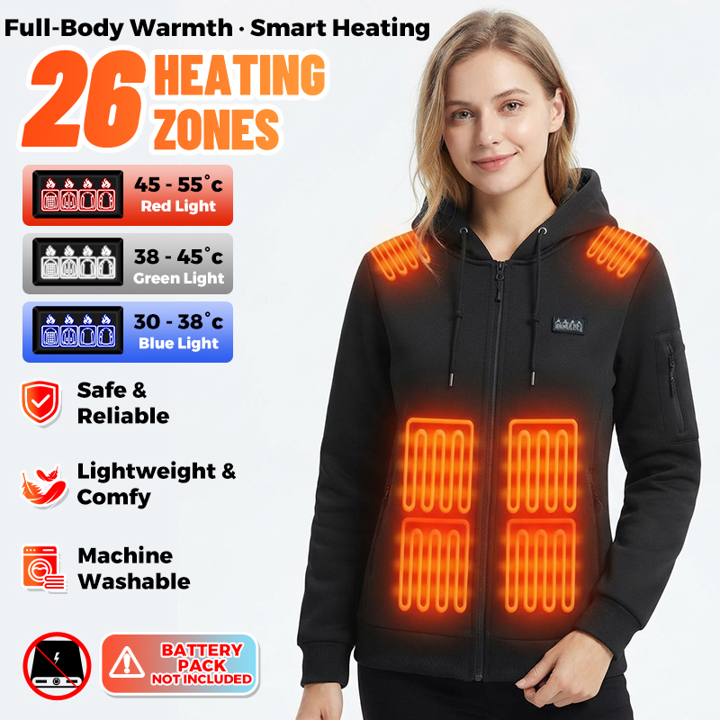 Outdoor Sport Hoodie - Толстовка с подогревом, 26 зон, электрическая,