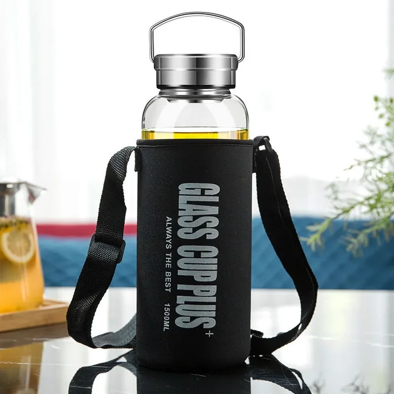 Outdoor Sport Glass Water Bottle - Стеклянная бутылка для воды 2 л