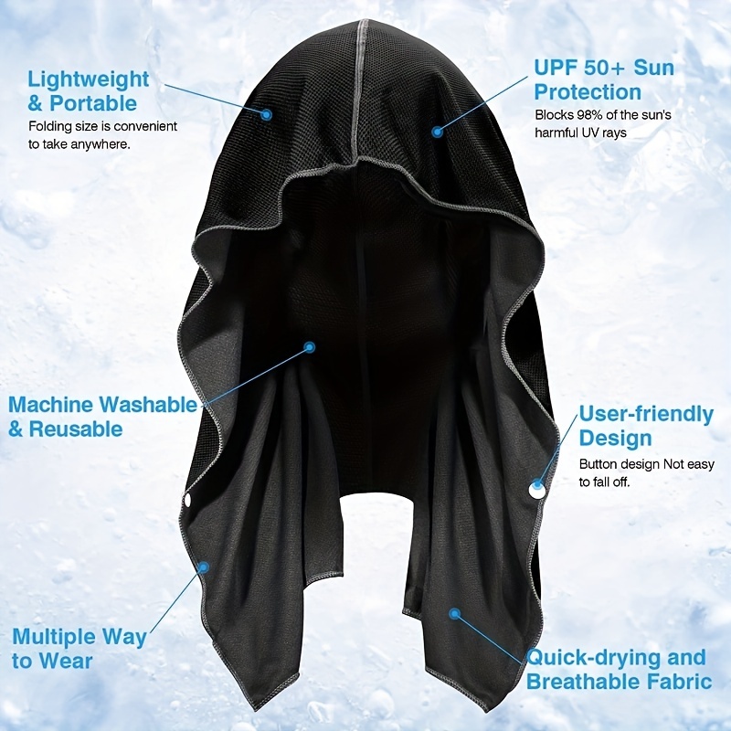 Охлаждающее полотенце с капюшо – обзор и цена Outdoor Sport Hoodie