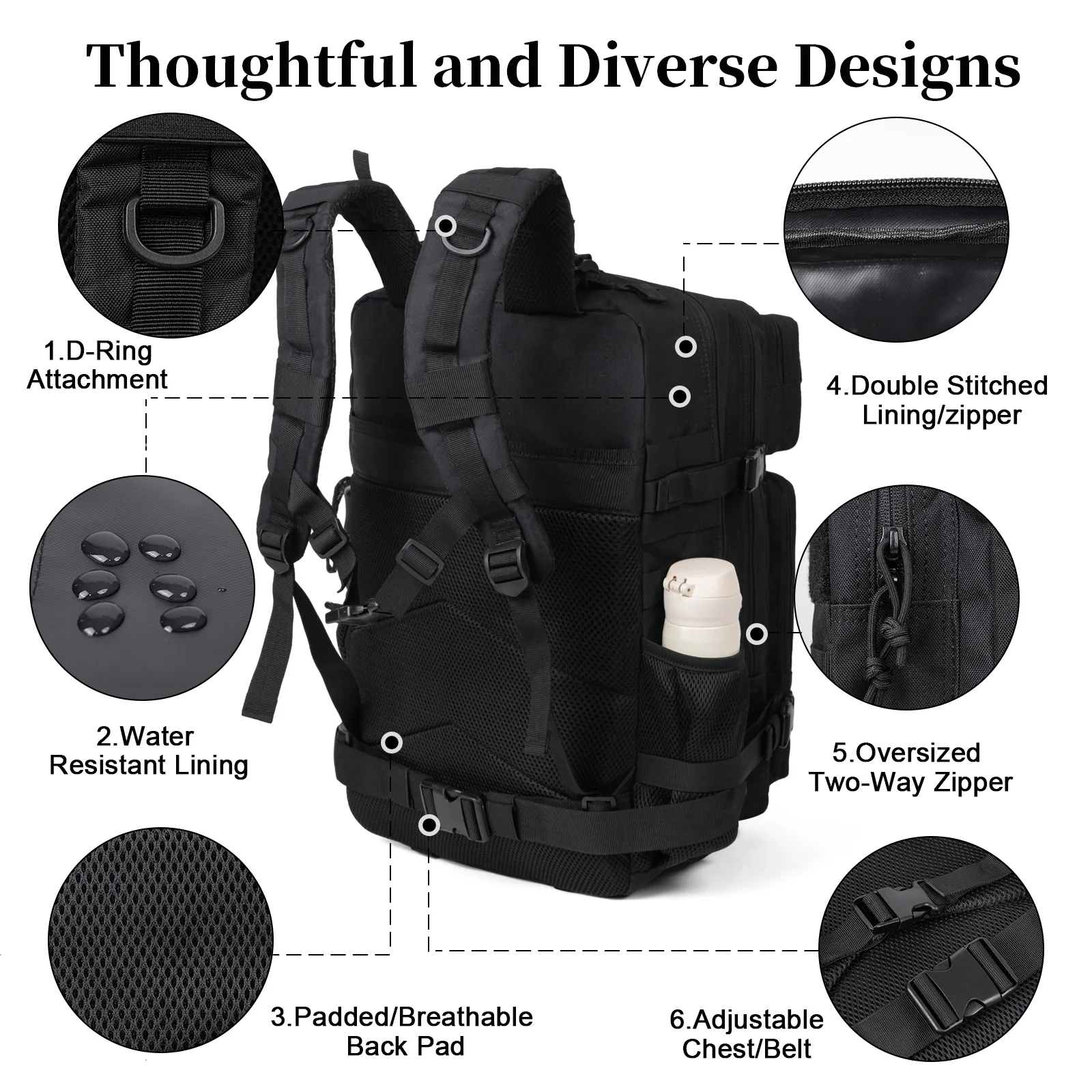 60-литровый армейский тактичес – обзор и цена Outdoor Sport Backpack