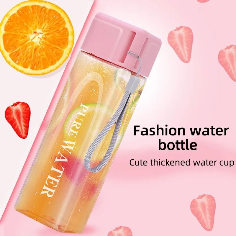 450 мл, 1 шт. прозрачное квадр – обзор и цена Outdoor Sport Glass Water Bottle