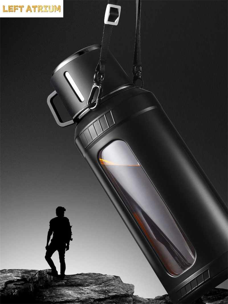 Большая стеклянная бутылка для – обзор и цена Outdoor Sport Glass Water Bottle